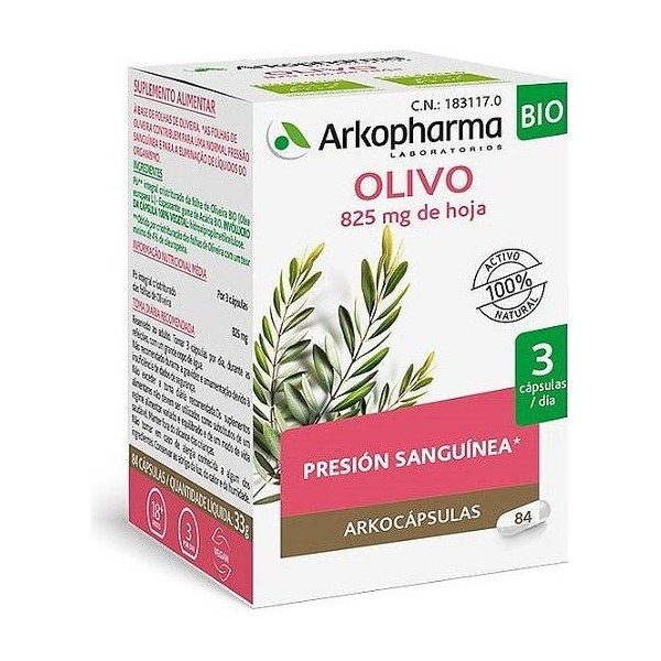 Arkocapsulas Olivo Bio 84 Capsulas